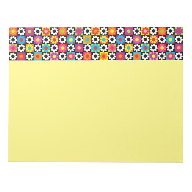 Bloc De Notas Poder Floral Retro (Frente)