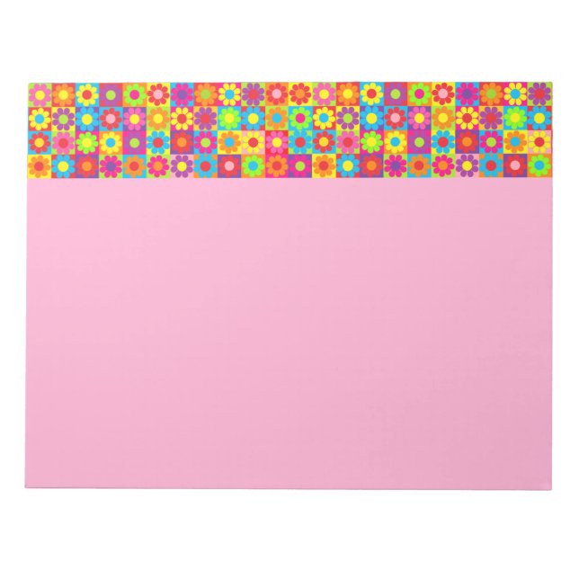 Bloc De Notas Poder Floral Retro (Frente)