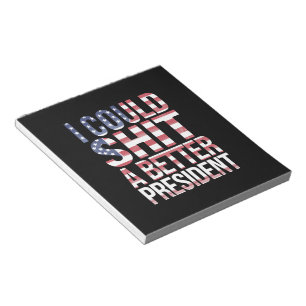 Bloc De Notas Podría Camiseta Un Mejor Presidente Anti Trump