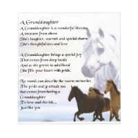 Poema de la nieta - Diseño de caballos