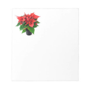 Bloc De Notas Poinsetta Notepad
