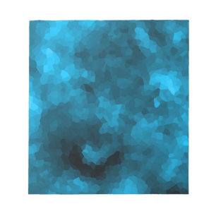 Bloc De Notas Polígono abstracto azul