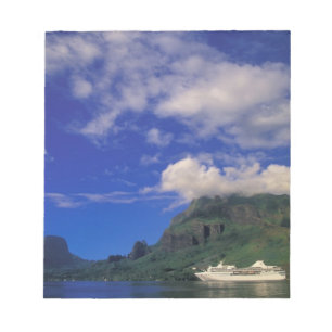 Bloc De Notas Polinesia Francesa, Moorea. Bahía de Cooks. Crucer