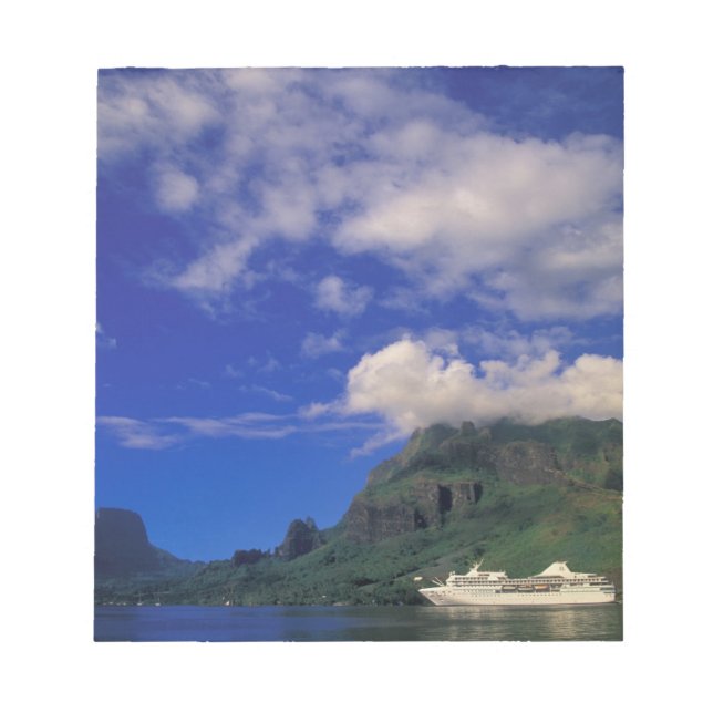 Bloc De Notas Polinesia Francesa, Moorea. Bahía de Cooks. Crucer (Frente)
