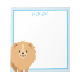 Bloc De Notas Pomeranian To Do List Blank Notepad