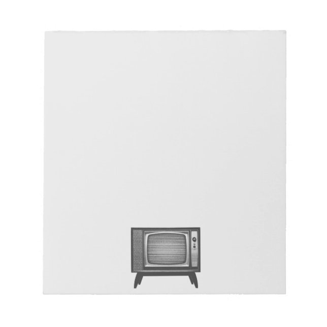 Bloc De Notas Pop Art Retro Television Set (Frente)