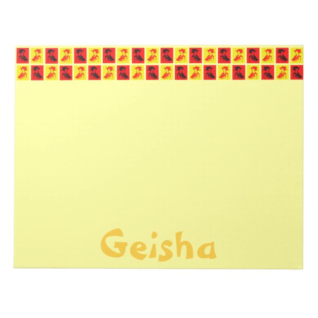 Bloc De Notas Pop Geishas (Frente)