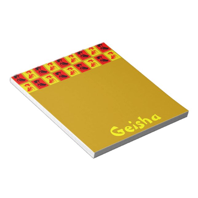 Bloc De Notas Pop Geishas (Lado Derecho)