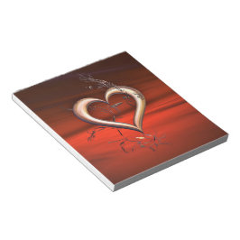 Bloc De Notas Por el amor al rojo