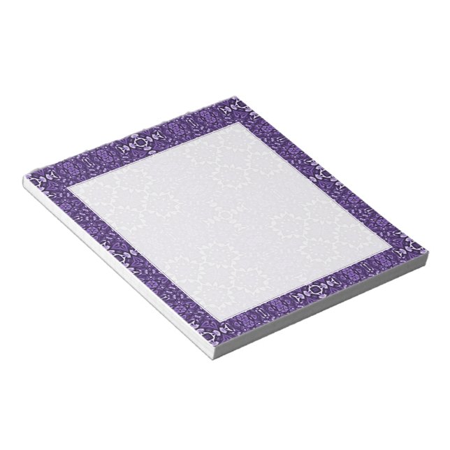 Bloc De Notas Portátil Personalizado del patrón Kaleidoscope púr (Lado Derecho)