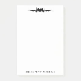 Bloc de notas Post-It Personalizado A-10 Warthog J