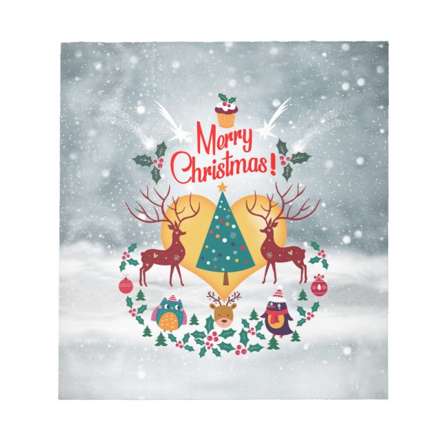 Bloc De Notas Postales de Invitación Soul navidades (Frente)