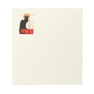 Bloc De Notas Póster Clásico Gato Negro de Steinlen Chat Noir Fr