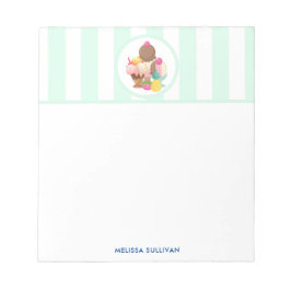 Bloc De Notas Postres de helado con sabor neopolitano