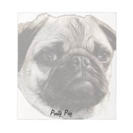 Bloc De Notas Pouty Pug