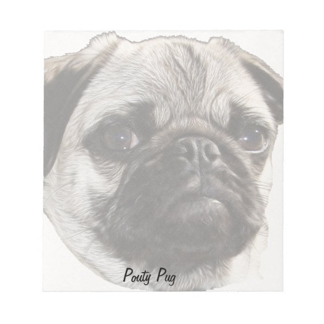 Bloc De Notas Pouty Pug (Frente)