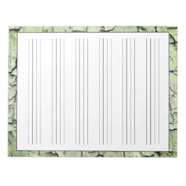 Bloc De Notas Práctica de escritura a mano muestra un verde de s