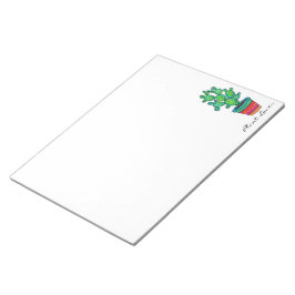 Bloc De Notas Precioso Cactus De Acuarela En Bella Cacería