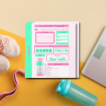 Bloc De Notas Preparación de la comida diaria y seguimiento de p<br><div class="desc">Cuidado entrenamiento Fitness Programación diaria Notepad</div>
