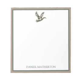 Bloc De Notas Preppy Camouflage Mallard Duck