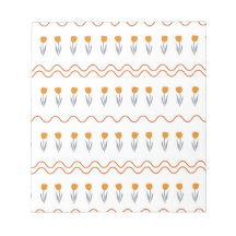 Preppy Groovy Stripe Tulip Flower Pattern
