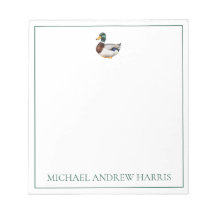 Preppy Mallard Duck Personalizado