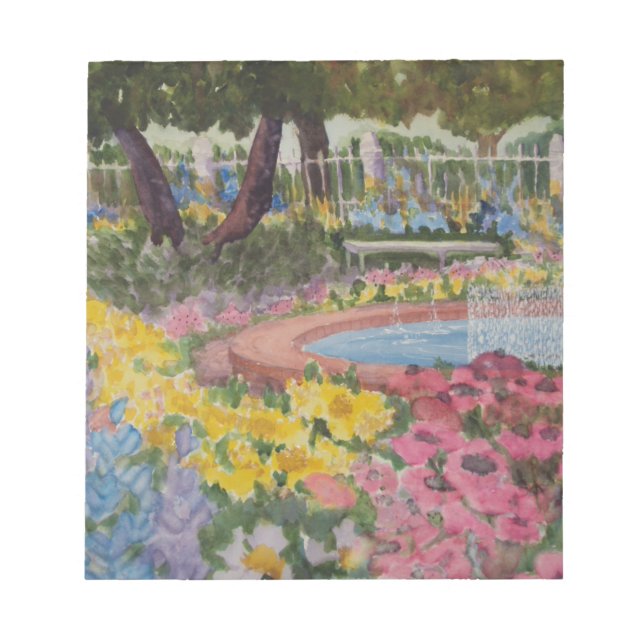 Bloc De Notas Prescott Park Garden Poppies Portsmouth NH (Frente)