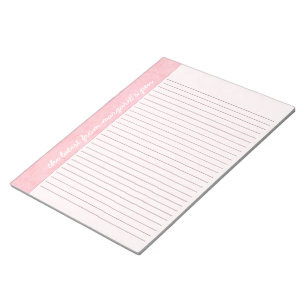 Bloc De Notas Pretty Pink Edged Personalized Notepad