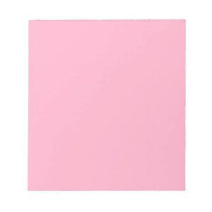 Bloc De Notas Princess Pink Girly Pastel Sólo Color Rosa