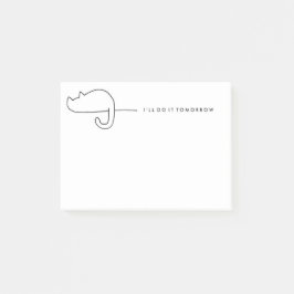 Bloc de notas Procrastinador de esbozo de hogaza d