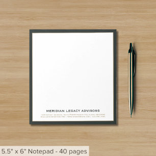 Bloc de notas profesional