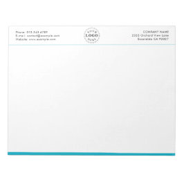 Bloc de notas profesional de marca de 11" x 8,5" -
