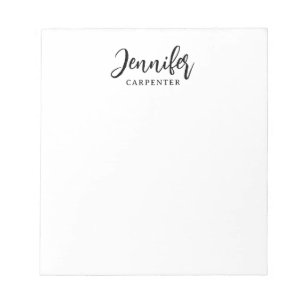 Bloc De Notas Profesional elegante moderno minimalista añadir no