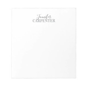 Bloc De Notas Profesional elegante moderno minimalista sencillo