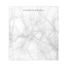 Bloc De Notas Profesional Gris Moderno Minimalista Simple