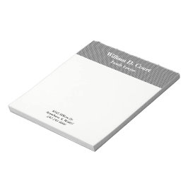 Bloc De Notas Profesional Minimalista Negro Texturizado Empresar