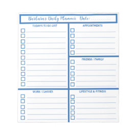 Bloc De Notas Profesional moderno y simple de Daily Planner