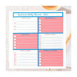 Bloc De Notas Profesional moderno y simple de Daily Planner<br><div class="desc">Esto parece ser un simple planificador diario, pero es mucho más poderoso. Es lo suficientemente conciso para poder completar la noche antes o a primera hora de la mañana. Y te ayudará a concentrarte en lo que es realmente importante lograr ese día, empezando por identificar tus tres prioridades principales cada...</div>