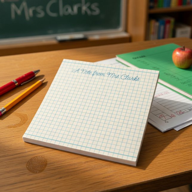 Bloc De Notas Profesor de cuadrícula personalizada (Subido por el creador)