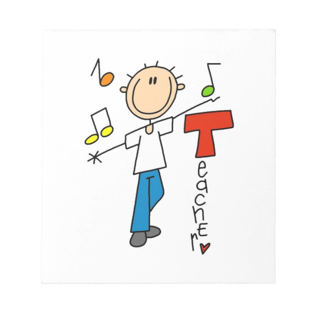 Bloc De Notas Profesor de Música (Frente)