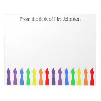 Bloc De Notas Profesor, desde el escritorio de, su nombre, pince