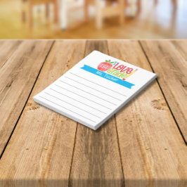 Bloc De Notas Profesor me encanta el lápiz de Apple de primer gr