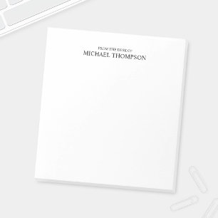 Bloc De Notas Professional Black and White