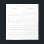 Bloc De Notas Programación diaria minimalista y Lista de tareas<br><div class="desc">Programación diaria minimalista y Lista de tareas pendientes con el Bloc de notas de nombre</div>