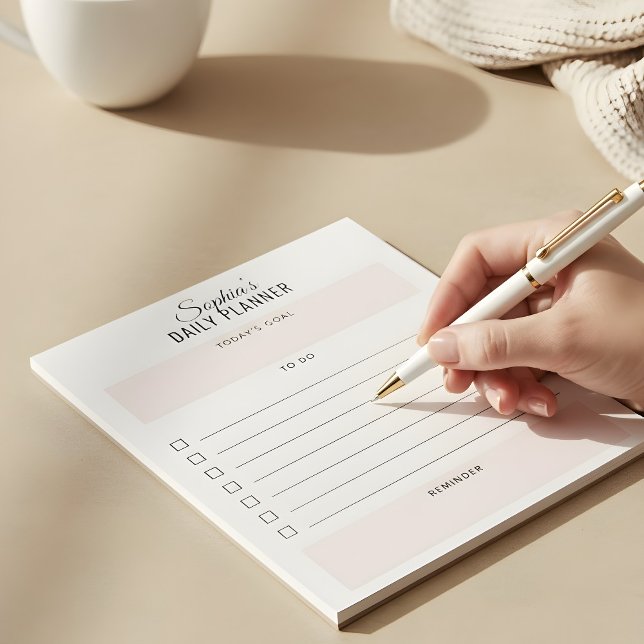 Bloc De Notas Programador Diario Para Hacer Script Rubor Pink No (Subido por el creador)