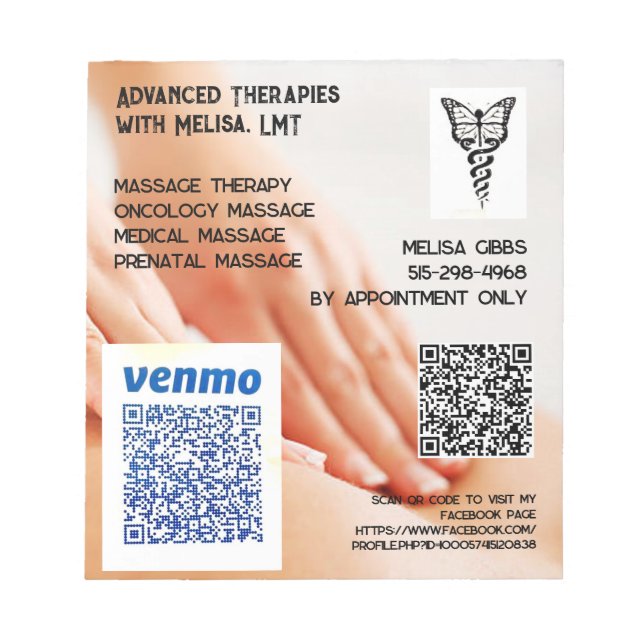 Bloc De Notas Promoción de terapias avanzadas con el Notepad de  (Frente)