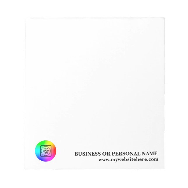 Bloc de notas promocional personalizado con logoti (Frente)