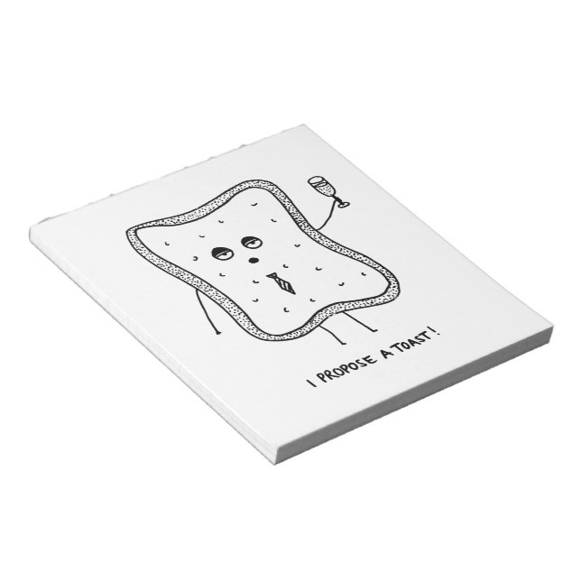 Bloc De Notas Propongo una tostada (Lado Derecho)