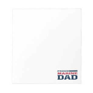 Bloc De Notas Proud Marine Dad