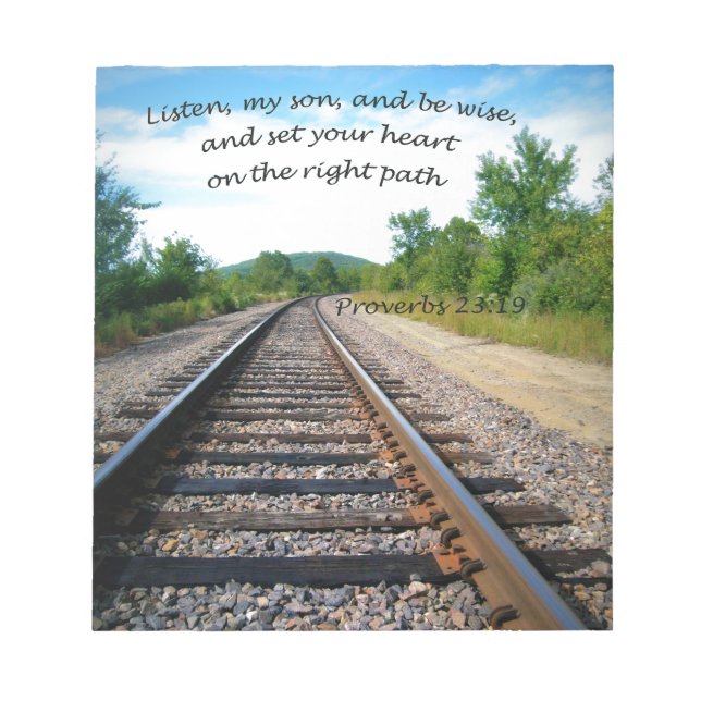 Bloc De Notas Proverbios 23:19 (Frente)